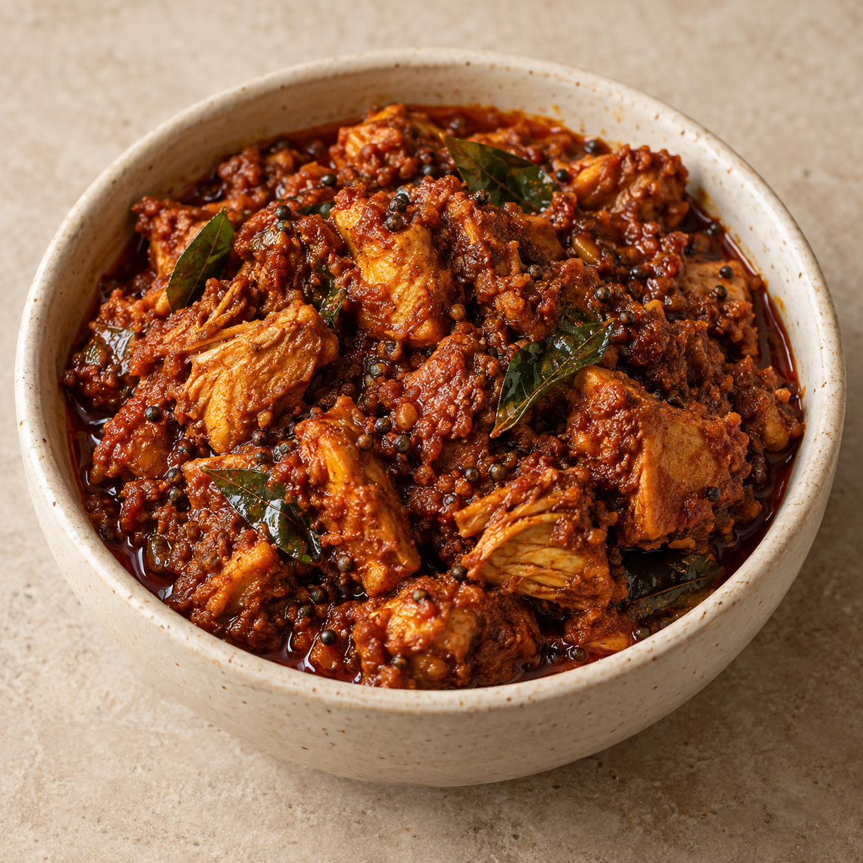 Chicken Pickle sample serving
